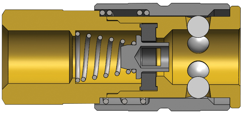 F-SERIES PNEUMATIC MANUAL FEMALE THREADED COUPLER